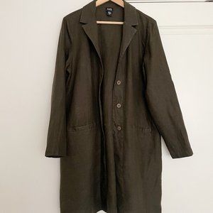 Eileen Fisher Linen Chore Coat